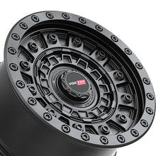 Vortek VRD-701 Matte Black 17X9 6x120/6x139.7 93.1 Hub 12 Offset Black Wheel Rim