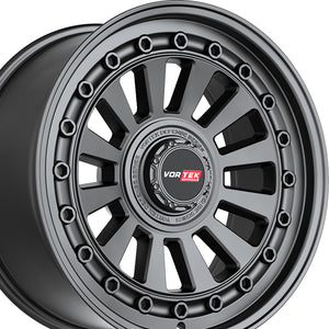 Vortek VRD-702 Matte Black 20X9.5 5x127/5x139.7 78.1 Hub 0 Offset Black Wheel Rim
