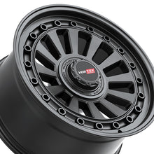 Vortek VRD-702 Matte Black 18X9 5x127/5x139.7 78.1 Hub -12 Offset Black Wheel Rim