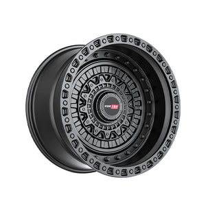 Vortek VRD-703 Matte Black 20X9 6x135/6x139.7 106.1 Hub 12 Offset Black Wheel Rim