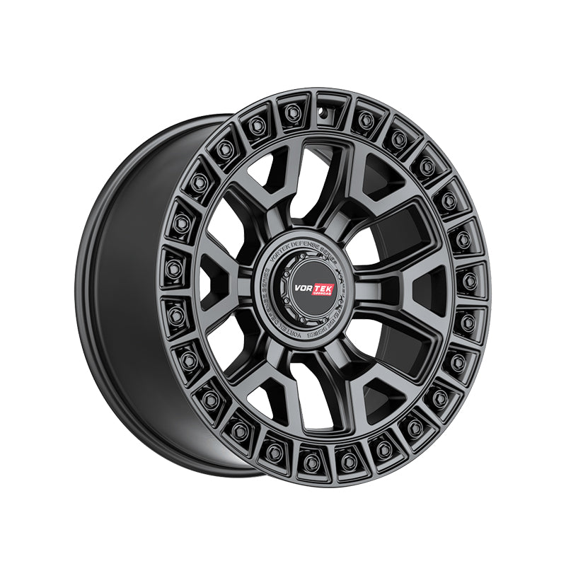 Vortek VRD-704 Matte Black 20X9.5 6x135/6x139.7 106.1 Hub -12 Offset Black Wheel Rim