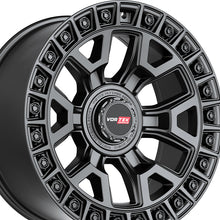 Vortek VRD-704 Matte Black 20X9.5 6x135/6x139.7 106.1 Hub -12 Offset Black Wheel Rim
