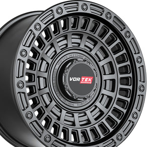 Vortek VRD-705 Matte Black 20X9.5 5x139.7/5x150 110.3 Hub 12 Offset Black Wheel Rim