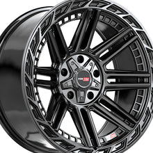 Vortek VRP-501 Gloss Black 20X10 5x127/5x139.7 78.1 Hub -18 Offset Black Wheel Rim