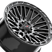 Vortek VRP-502 Black Diamond Cut With Dark Tint 20X10 6x135/6x139.7 106.1 Hub -18 Offset Black Wheel Rim