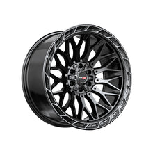 Vortek VRP-503 Gloss Black Center & Diamond Cut Ring With Dark Tint 22X10 5x127/5x139.7 78.1 Hub -18 Offset Black Wheel Rim