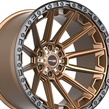 Vortek VRT-601 Matte Bronze With Black Bead Ring 20X9 6x135/6x139.7 106.1 Hub 18 Offset Bronze, Black Wheel Rim