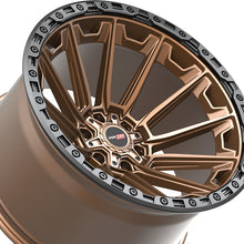 Vortek VRT-601 Matte Bronze With Black Bead Ring 20X9 6x135/6x139.7 106.1 Hub 0 Offset Bronze, Black Wheel Rim