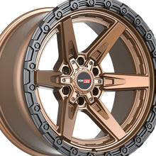 Vortek VRT-602 Matte Bronze With Black Bead Ring 17X9 6x135/6x139.7 106.1 Hub -12 Offset Bronze, Black Wheel Rim