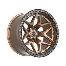 Vortek VRT-603 Matte Bronze With Black Bead Ring 20X9.5 8x165.1 125.1 Hub 18 Offset Bronze, Black Wheel Rim