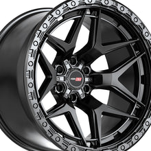 Vortek VRT-603 Satin Black 20X9.5 8x165.1 125.1 Hub -18 Offset Black, Bronze Wheel Rim