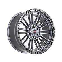 Vortek VRT-604 Matte Titanium With Black Bead Ring 17X9 6x135/6x139.7 106.1 Hub 0 Offset Titanium, Black Wheel Rim