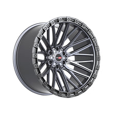 Vortek VRT-608 Matte Titanium With Black Bead Ring 20X12 6x135/6x139.7 106.1 Hub -44 Offset Titanium, Black Wheel Rim