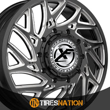 XF Dually XF-229 Dually Gloss Black & Milled 22X8.25 8x165.1 121.3 Hub 110 Offset Black Wheel Rim