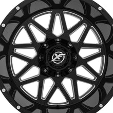 XF Off-Road XF-211 Gloss Black & Milled 20X9 5x139.7/5x150 110.3 Hub 0 Offset Black Wheel Rim
