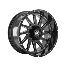 XF Off-Road XF-216 Gloss Black & Milled 20X10 6x135/6x139.7 106.4 Hub -12 Offset Black Wheel Rim