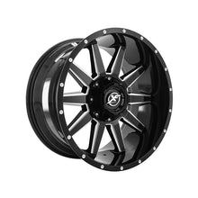 XF Off-Road XF-219 Gloss Black & Milled 17X9 6x135/6x139.7 106.4 Hub 0 Offset Black Wheel Rim