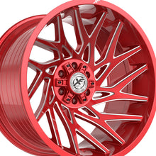 XF Off-Road XF-229 Anodized Red & Milled 22X10 5x127/5x139.7 78.1 Hub -18 Offset Red Wheel Rim