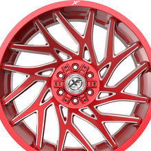 XF Off-Road XF-229 Anodized Red & Milled 22X10 5x127/5x139.7 78.1 Hub -18 Offset Red Wheel Rim
