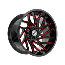XF Off-Road XF-229 Gloss Black & Red Milled 20X10 6x135/6x139.7 106.4 Hub -24 Offset Black, Red Wheel Rim