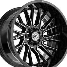 XF Off-Road XF-230 Gloss Black & Machined 20X10 6x135/6x139.7 106.4 Hub -12 Offset Black Wheel Rim