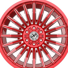 XF Off-Road XF-231 Anodized Red & Milled 22X12 6x135/6x139.7 106.4 Hub -44 Offset Red Wheel Rim