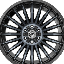 XF Off-Road XF-231 Gloss Black & Machined Titanium Double Dark Tint 20X9 6x135/6x139.7 106.4 Hub 0 Offset Black Wheel Rim