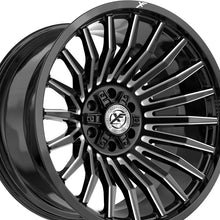 XF Off-Road XF-231 Gloss Black & Milled 20X9 6x135/6x139.7 106.4 Hub 12 Offset Black Wheel Rim
