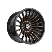 XF Off-Road XF-231 Satin Black & Bronze Machined Double Dark Tint 20X10 5x127/5x139.7 78.1 Hub -24 Offset Silver Wheel Rim