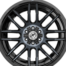 XF Off-Road XF-232 Gloss Black & Machined Titanium Double Dark Tint 20X10 8x165.1/8x170 125.2 Hub -12 Offset Black Wheel Rim