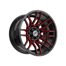 XF Off-Road XF-232 Gloss Black & Red Milled 20X10 8x165.1/8x170 125.2 Hub -12 Offset Black, Red Wheel Rim