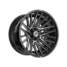 XF Off-Road XF-234 Gloss Black & Milled 17X9 6x135/6x139.7 106.4 Hub 12 Offset Black Wheel Rim