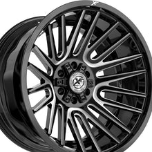 XF Off-Road XF-234 Gloss Black & Milled 17X9 6x135/6x139.7 106.4 Hub 0 Offset Black Wheel Rim