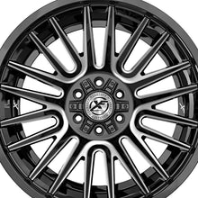 XF Off-Road XF-234 Gloss Black & Milled 17X9 6x135/6x139.7 106.4 Hub 12 Offset Black Wheel Rim