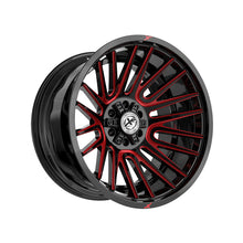 XF Off-Road XF-234 Gloss Black & Red Machined 22X12 8x165.1/8x170 125.2 Hub -44 Offset Black, Red Wheel Rim