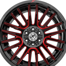 XF Off-Road XF-234 Gloss Black & Red Machined 20X10 6x135/6x139.7 106.4 Hub -12 Offset Black, Red Wheel Rim