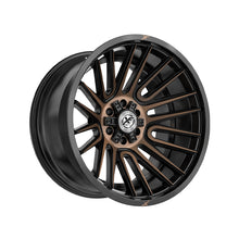 XF Off-Road XF-234 Satin Black & Bronze Machined Double Dark Tint 17X9 6x135/6x139.7 106.4 Hub 12 Offset Silver Wheel Rim