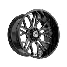 XF Off-Road XF-235 Gloss Black & Milled 20X10 6x135/6x139.7 106.4 Hub -12 Offset Black Wheel Rim