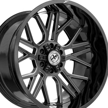 XF Off-Road XF-235 Gloss Black & Milled 20X10 6x135/6x139.7 106.4 Hub -12 Offset Black Wheel Rim