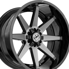 XF Off-Road XF-236 Gloss Black & Brushed Double Dark Tint 20X9 6x135/6x139.7 106.4 Hub 0 Offset Black Wheel Rim