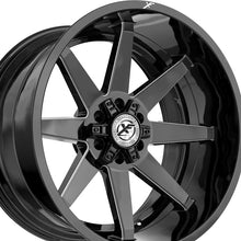 XF Off-Road XF-236 Gloss Black & Milled 20X12 8x165.1/8x170 125.2 Hub -44 Offset Black Wheel Rim