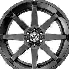 XF Off-Road XF-236 Gloss Black & Milled 20X12 8x165.1/8x170 125.2 Hub -44 Offset Black Wheel Rim