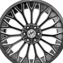 XF Off-Road XF-237 Gloss Black & Milled 24X12 6x135/6x139.7 106.4 Hub -44 Offset Black Wheel Rim