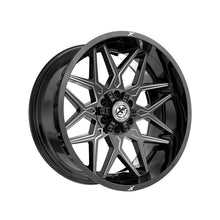 XF Off-Road XF-238 Gloss Black & Milled 17X9 5x127/5x139.7 78.1 Hub 0 Offset Black Wheel Rim