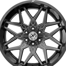 XF Off-Road XF-238 Gloss Black & Milled 17X9 6x135/6x139.7 106.4 Hub 0 Offset Black Wheel Rim