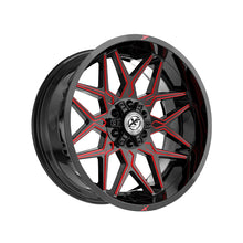 XF Off-Road XF-238 Gloss Black & Red Milled 17X9 5x127/5x139.7 78.1 Hub 0 Offset Black, Red Wheel Rim