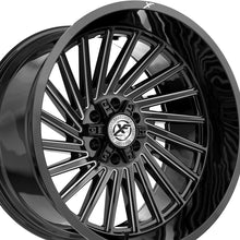 XF Off-Road XF-239 Gloss Black & Milled 20X10 6x135/6x139.7 106.4 Hub -24 Offset Black Wheel Rim