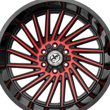 XF Off-Road XF-239 Gloss Black & Red Machined 20X9 6x135/6x139.7 106.4 Hub 12 Offset Black, Red Wheel Rim