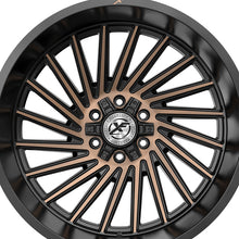 XF Off-Road XF-239 Satin Black & Bronze Machined Double Dark Tint 20X9 6x135/6x139.7 106.4 Hub 0 Offset Silver Wheel Rim