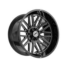 XF Off-Road XF-240 Gloss Black & Milled 17X9 5x127/5x139.7 78.1 Hub 12 Offset Black Wheel Rim